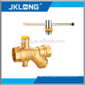 J07801 Forged Brass Valve, with Strainer, Lockable